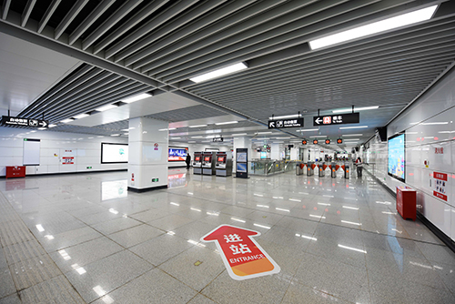公司参建的江西省首条地铁——南昌地铁1号线正式开通试运营