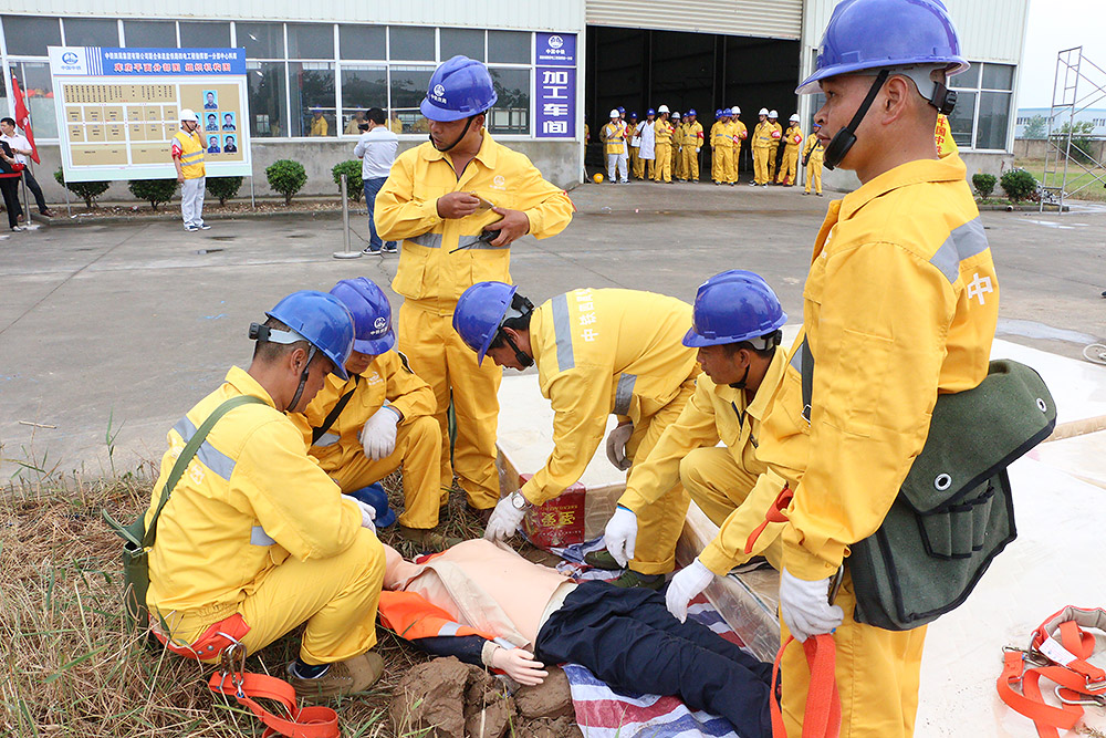 电气化公司连盐四电经理部举行应急演练 - 图片
