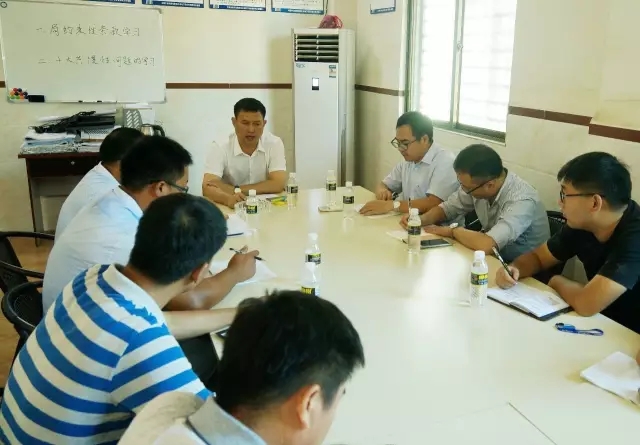公司总经理吴阿勤前往海口市美安科技新城地下综合管廊项目部检查指导