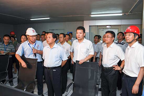 副书记、省长刘赐贵一行到中铁四局海口管廊项