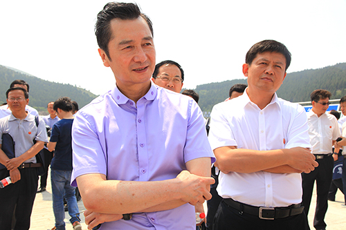 山高集团董事长,党委书记孙亮高度评价工程质量