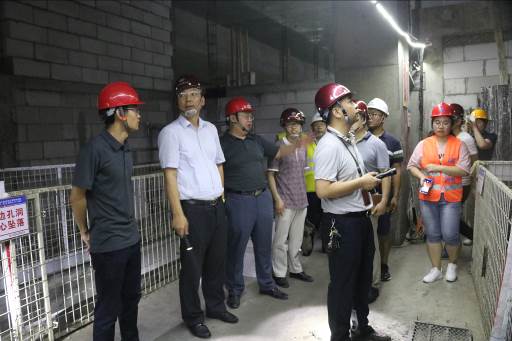 苏州地铁集团副总经理钱曙杰莅临我机电装修项