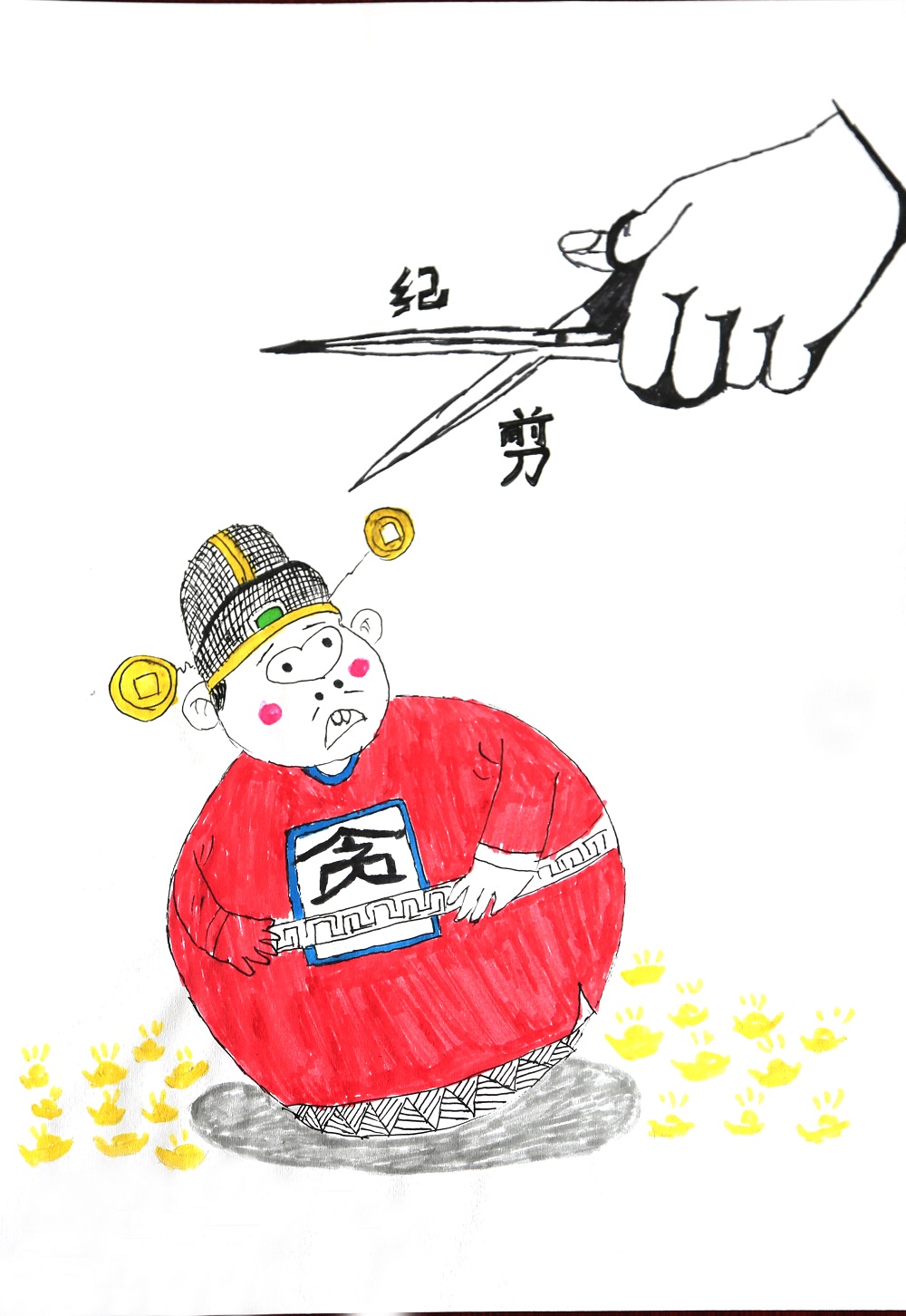        廉洁漫画|路桥公司 柴浩