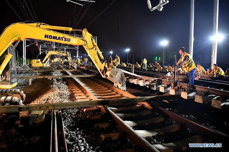 CHINA-ANHUI-HEFEI-ANQING-HIGH-SPEED RAILWAY-CONSTRUCTION (CN)