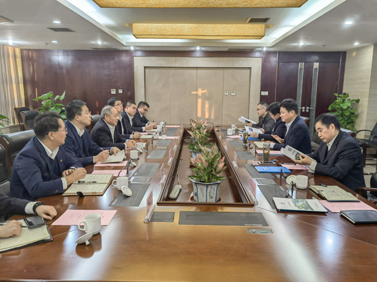 刘勃与安徽能源集团总经理李明举行会谈