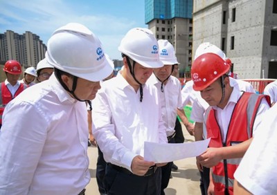 韩永刚在西安开展系列商务活动并调研检查在建工程项目