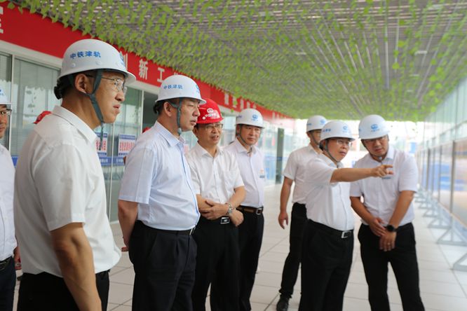 中铁投资集团副总经理张永强到天津地铁4号线5标检查指导工作